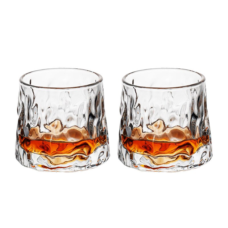 Elegant Rolling Whisky Glass