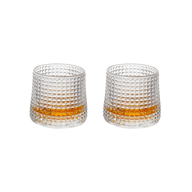 Elegant Rolling Whisky Glass