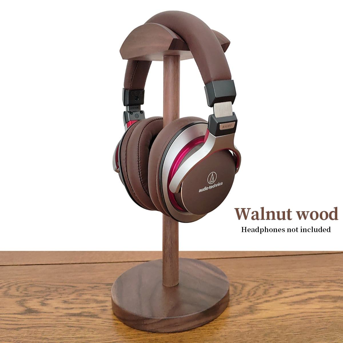 Solid Wood Headphone Stand