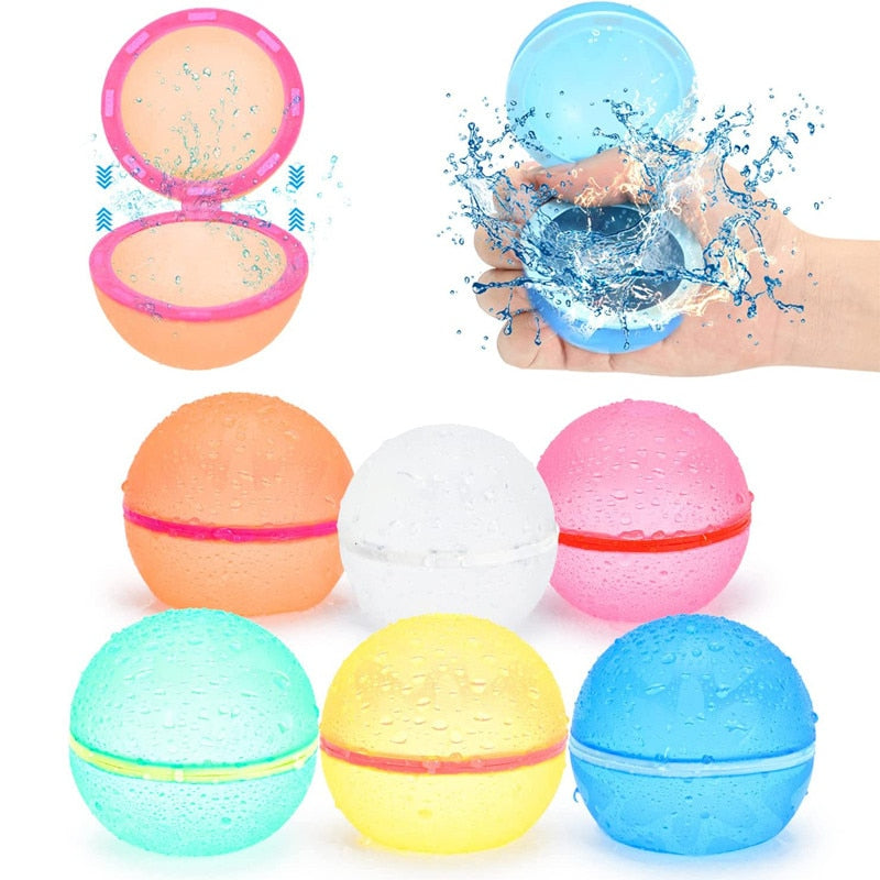 Magnetic, Self-Sealing Reusable Water Balloons