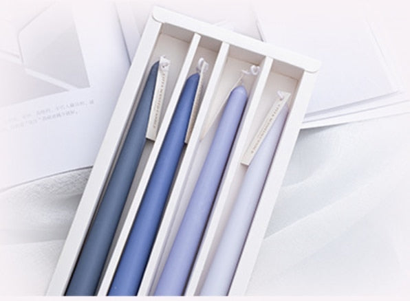 Gradient Color Soy Wax Taper Candles