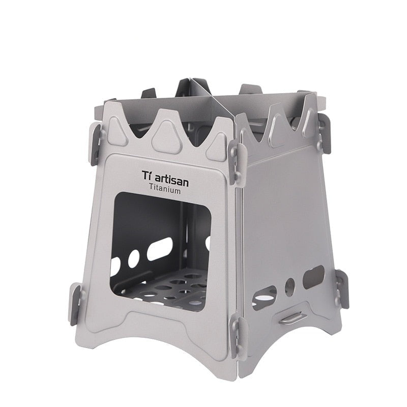 Ultralight Titanium Woodburning Backpacking Stove