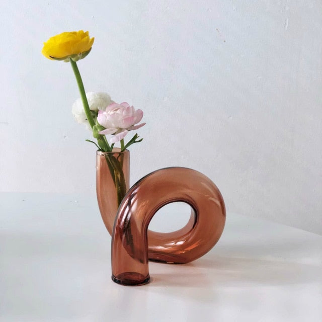 Post-Modern Twist Glass Object