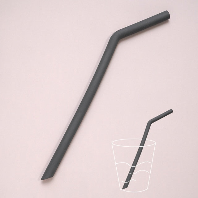 Bendable Reusable Silicone Straws
