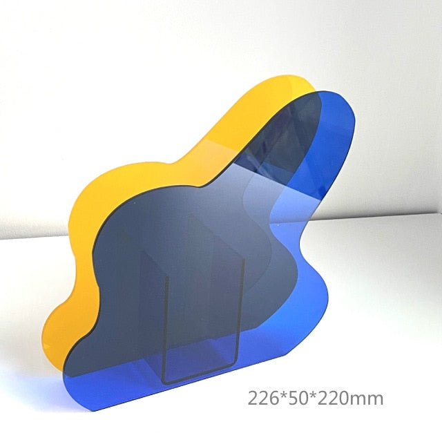 Postmodern Wave Rainbow Acrylic Vases