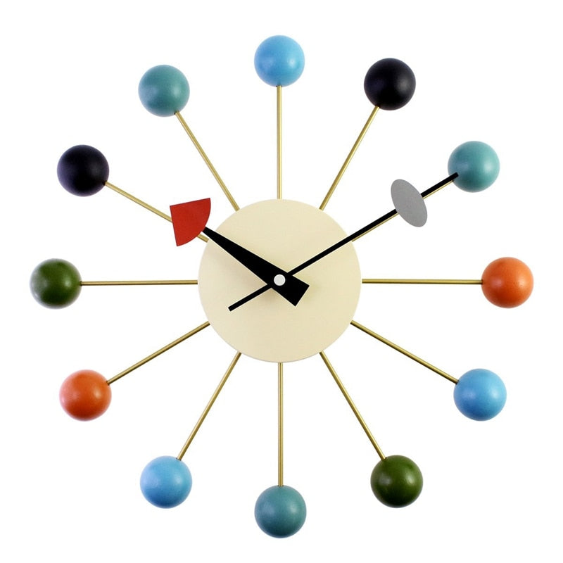 Mid-Century Modern Wall Clock