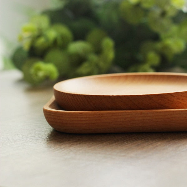 Modern Wood Serving Plate