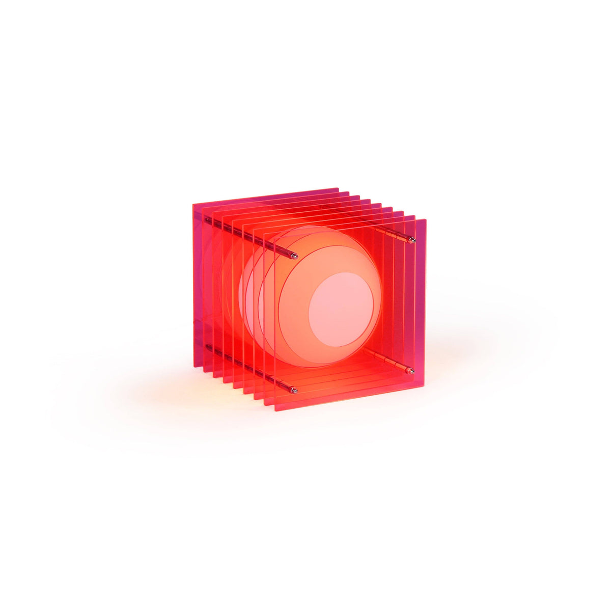 BANG Lớp Light illuminated acrylic lamp in Electric Pink