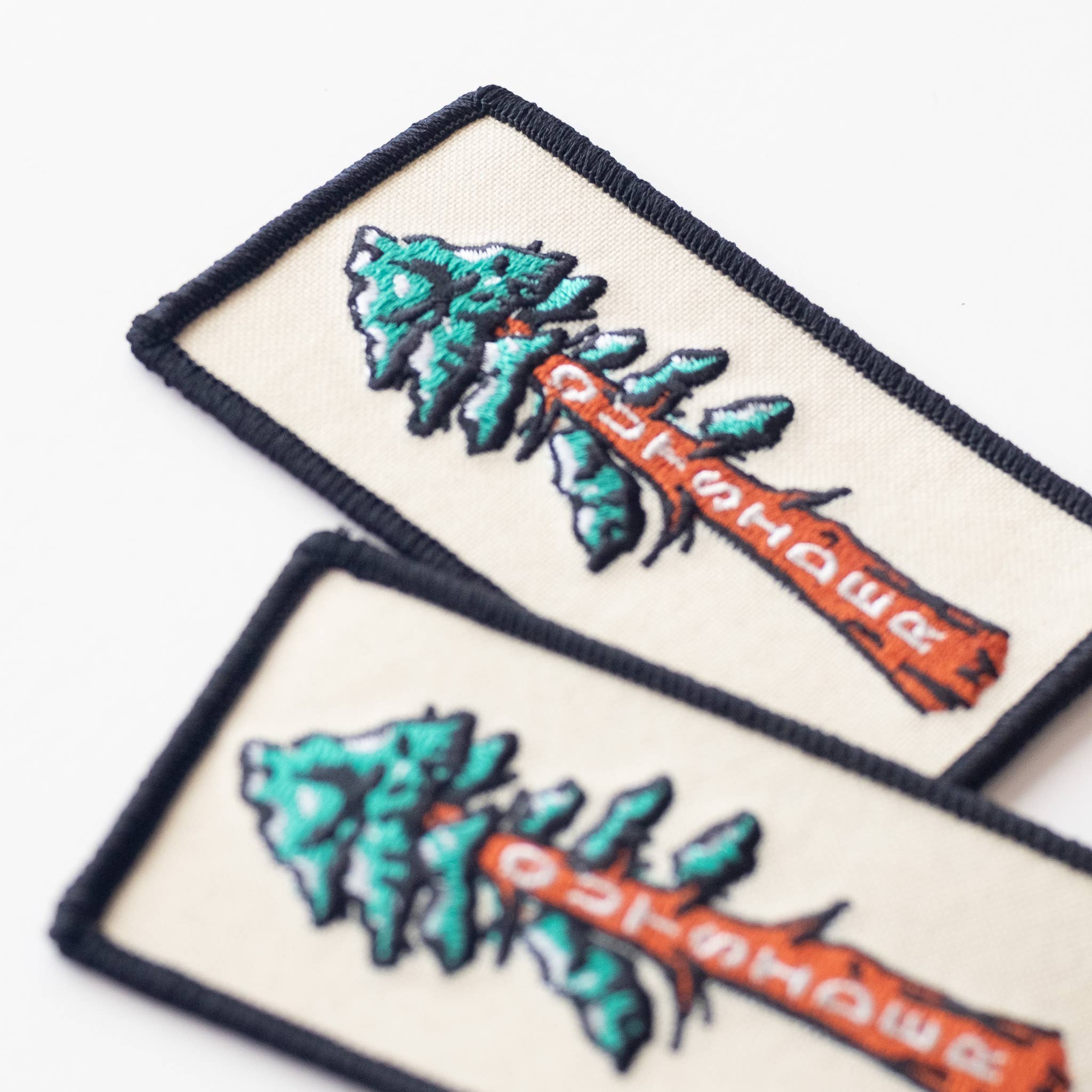 Sequoia Tree Iron-On Patch, embroidered patch, from Union Made