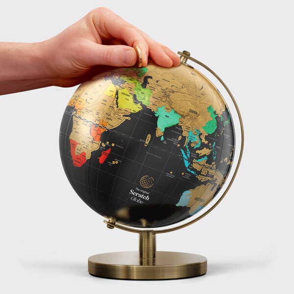 Scratch-Off Travel Globe