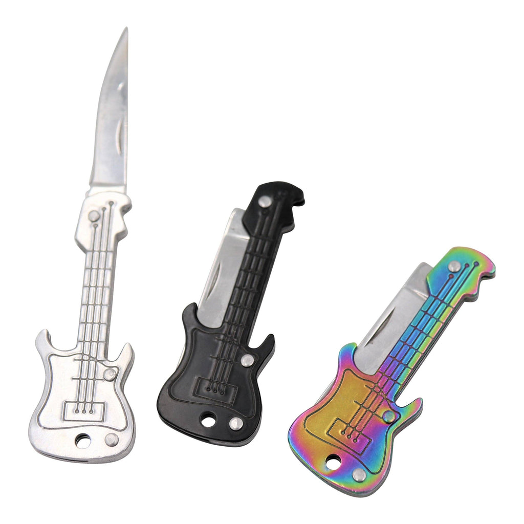 Guitar Keychain Knife