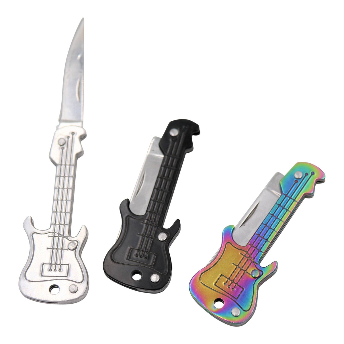 Guitar Keychain Knife