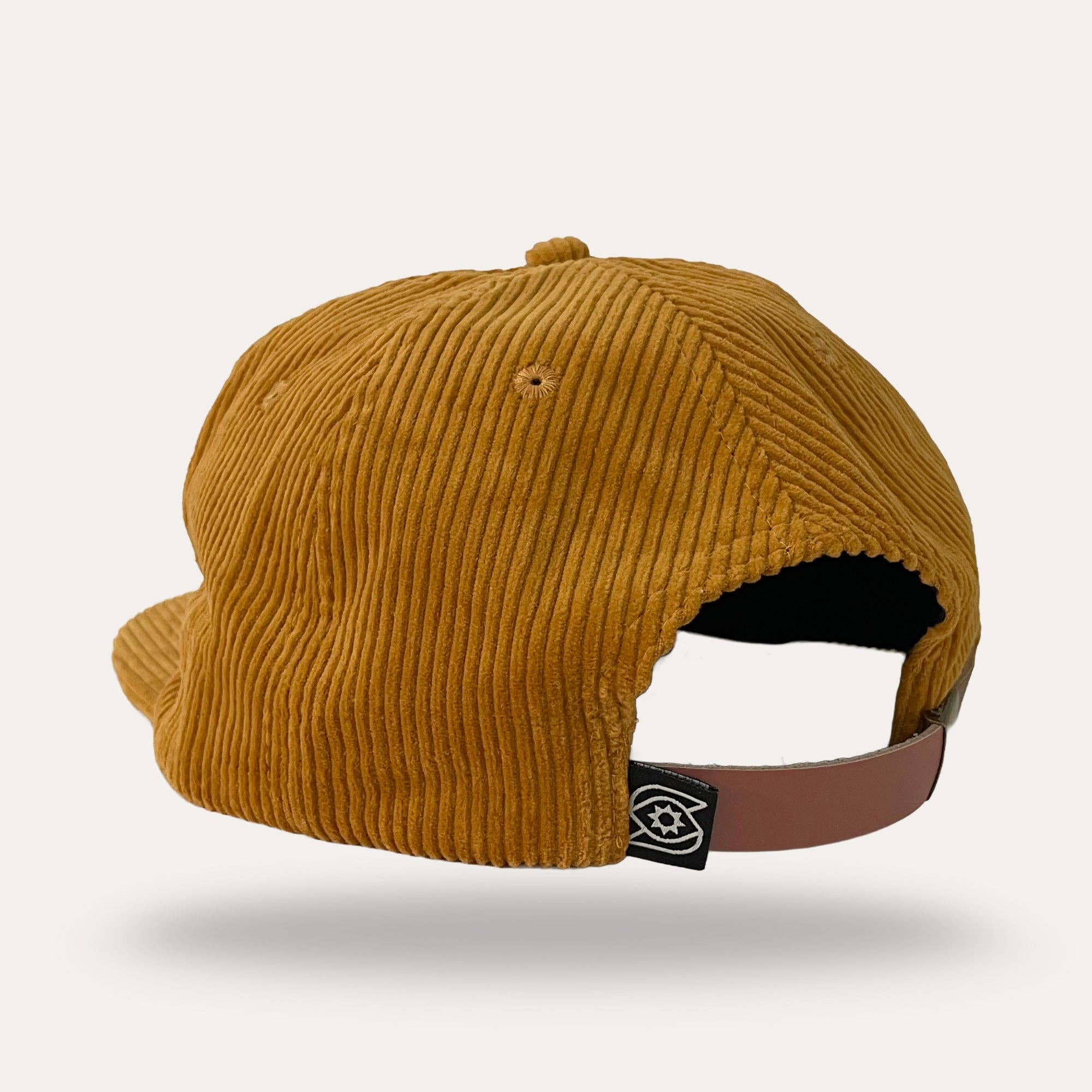 Mushroom Hat in mustard corduroy, from Sunday Lounge