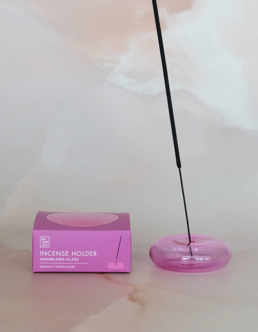 Handblown Glass Incense Holder