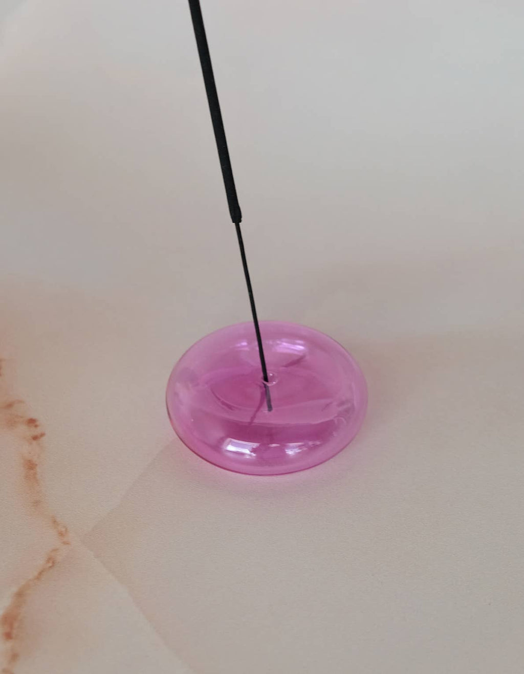 Handblown Glass Incense Holder