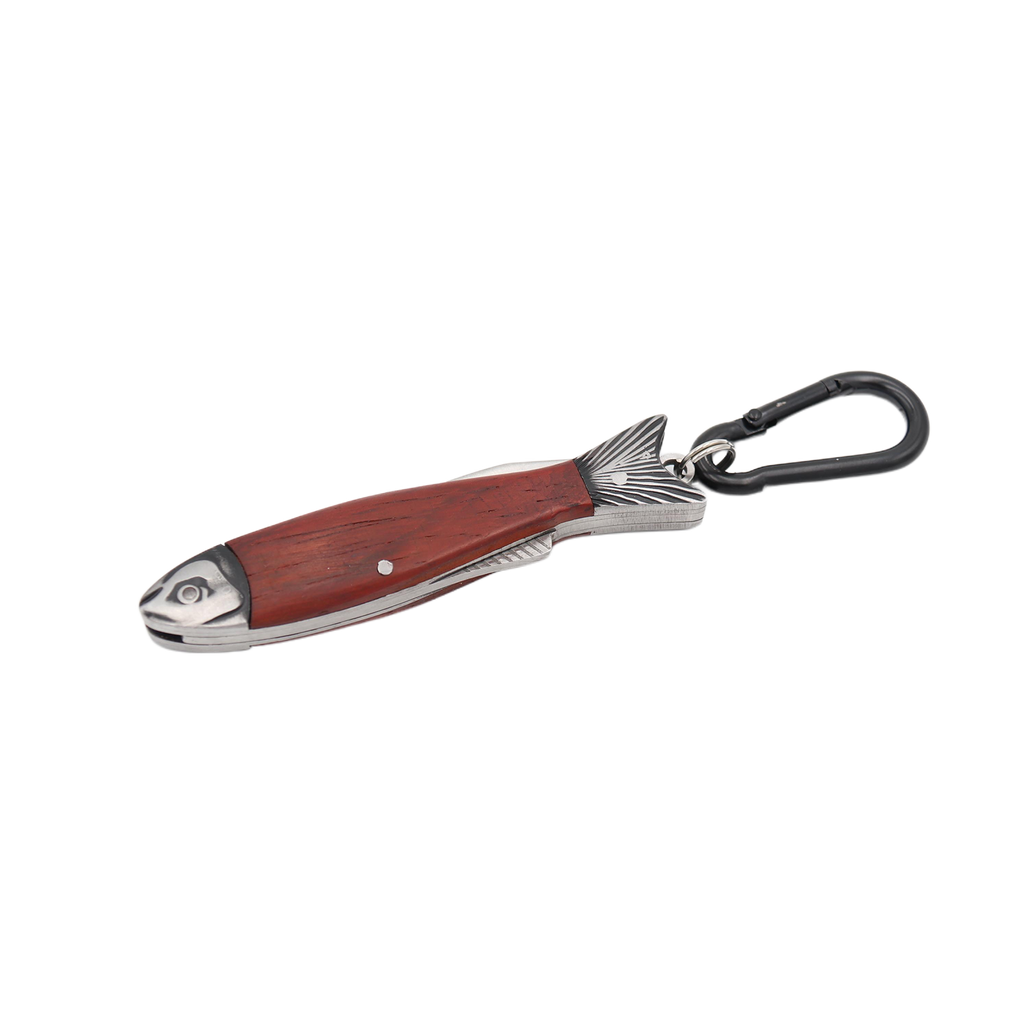 Pocket Fish Knife Keychain, 3.5 inch folding knife keychain, from Real Sic