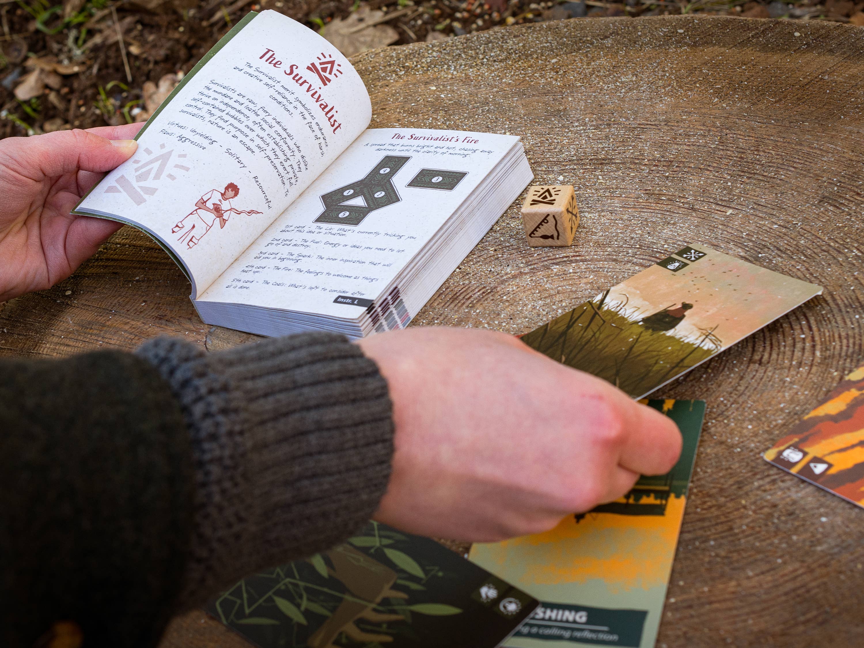 The Outdoors Oracle, nature themed oracle card deck, from A Nature Unknown