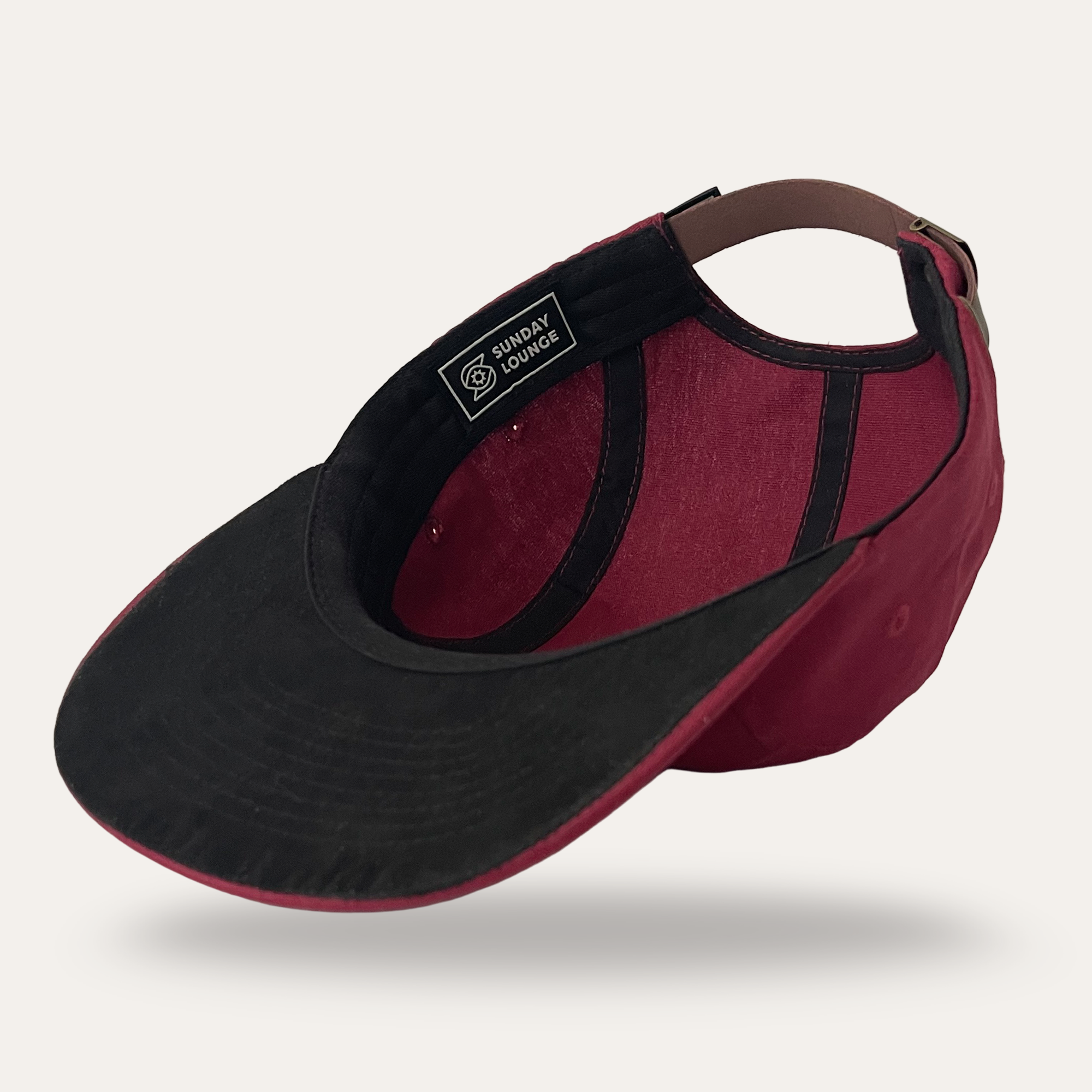 Bee Eye Hat in burgundy, from Sunday Lounge