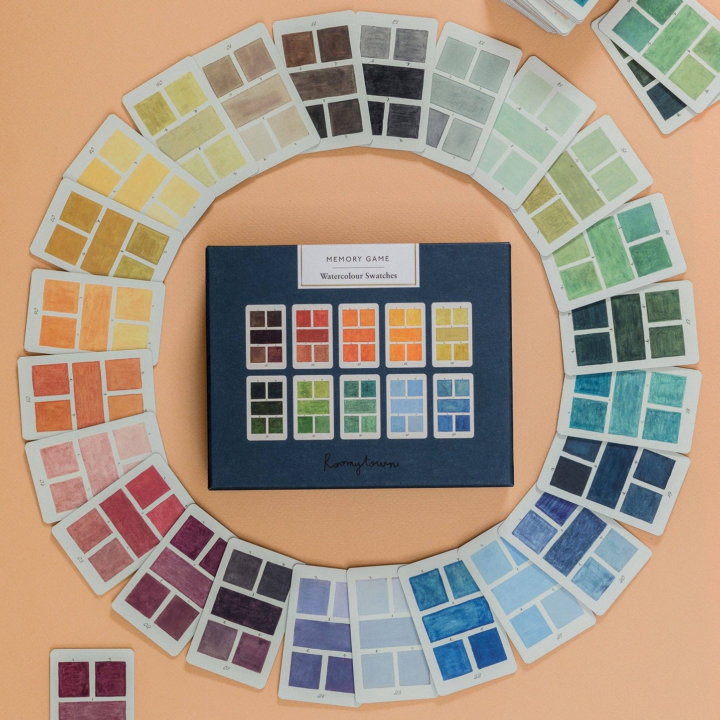 Watercolour Swatches Memory Game