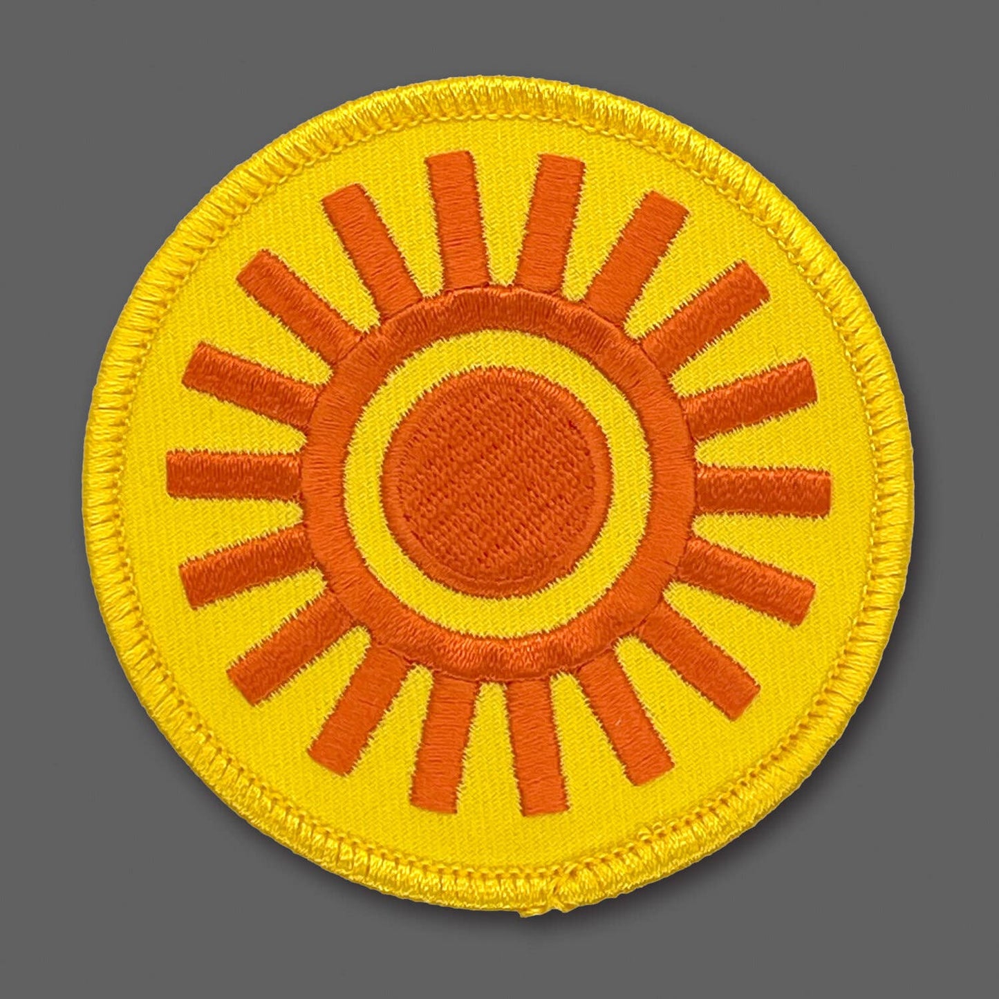 DDC-213 Soothing Sun embroidered souvenir patch by Draplin Design Co.