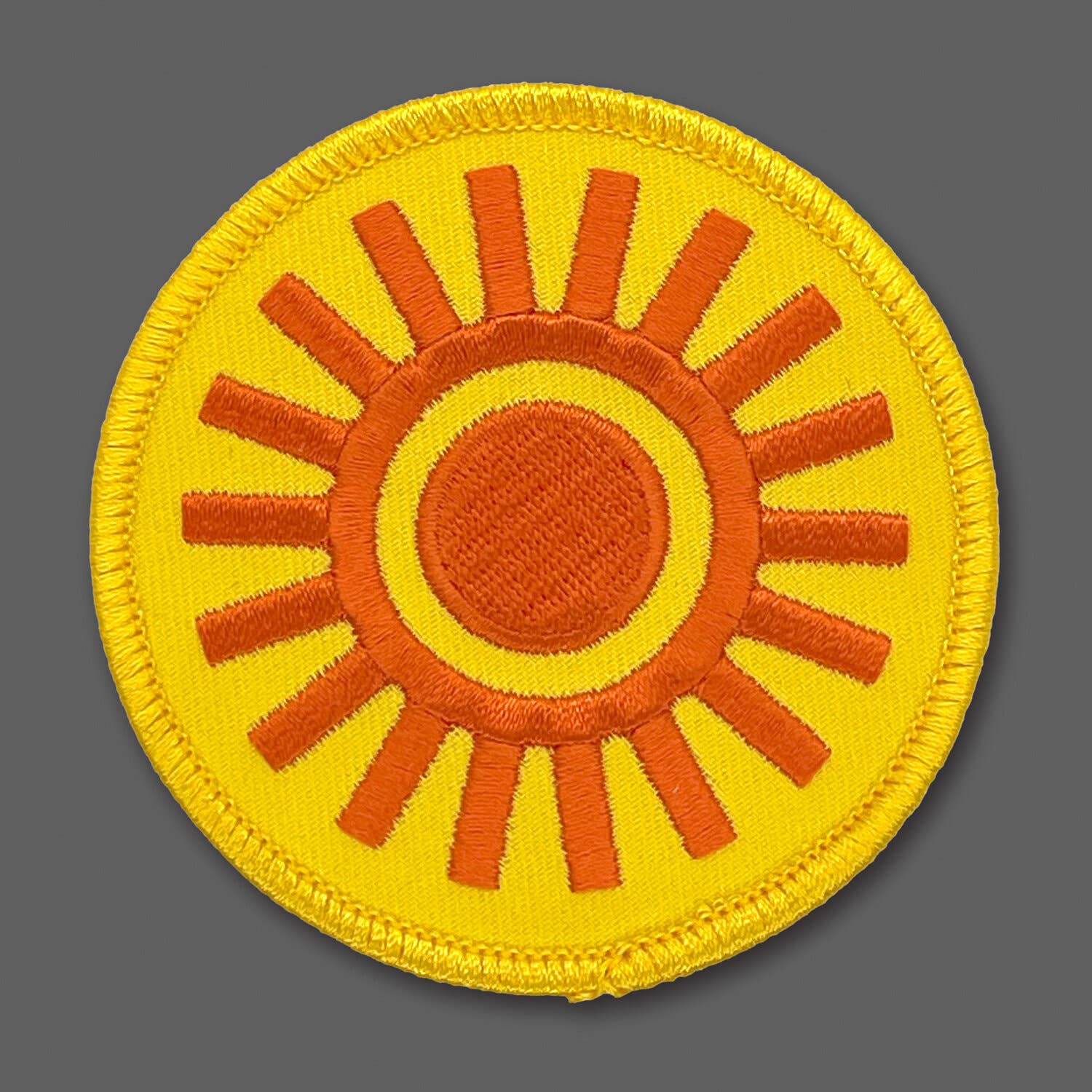 DDC-213 Soothing Sun embroidered souvenir patch by Draplin Design Co.