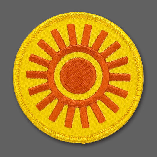 DDC-213 Soothing Sun embroidered souvenir patch by Draplin Design Co.