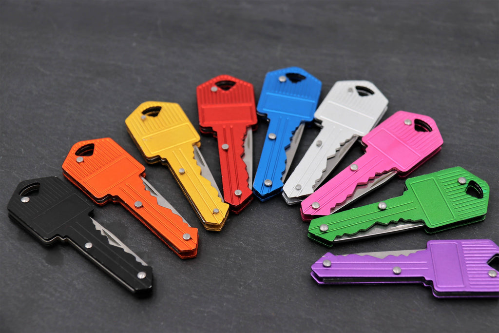 Key Shaped Keychain Knife