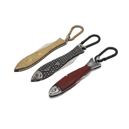 Pocket Fish Knife Keychain
