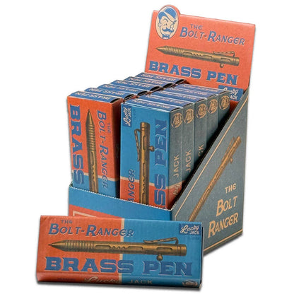 Bolt-Action Brass Pen, 12-Pack