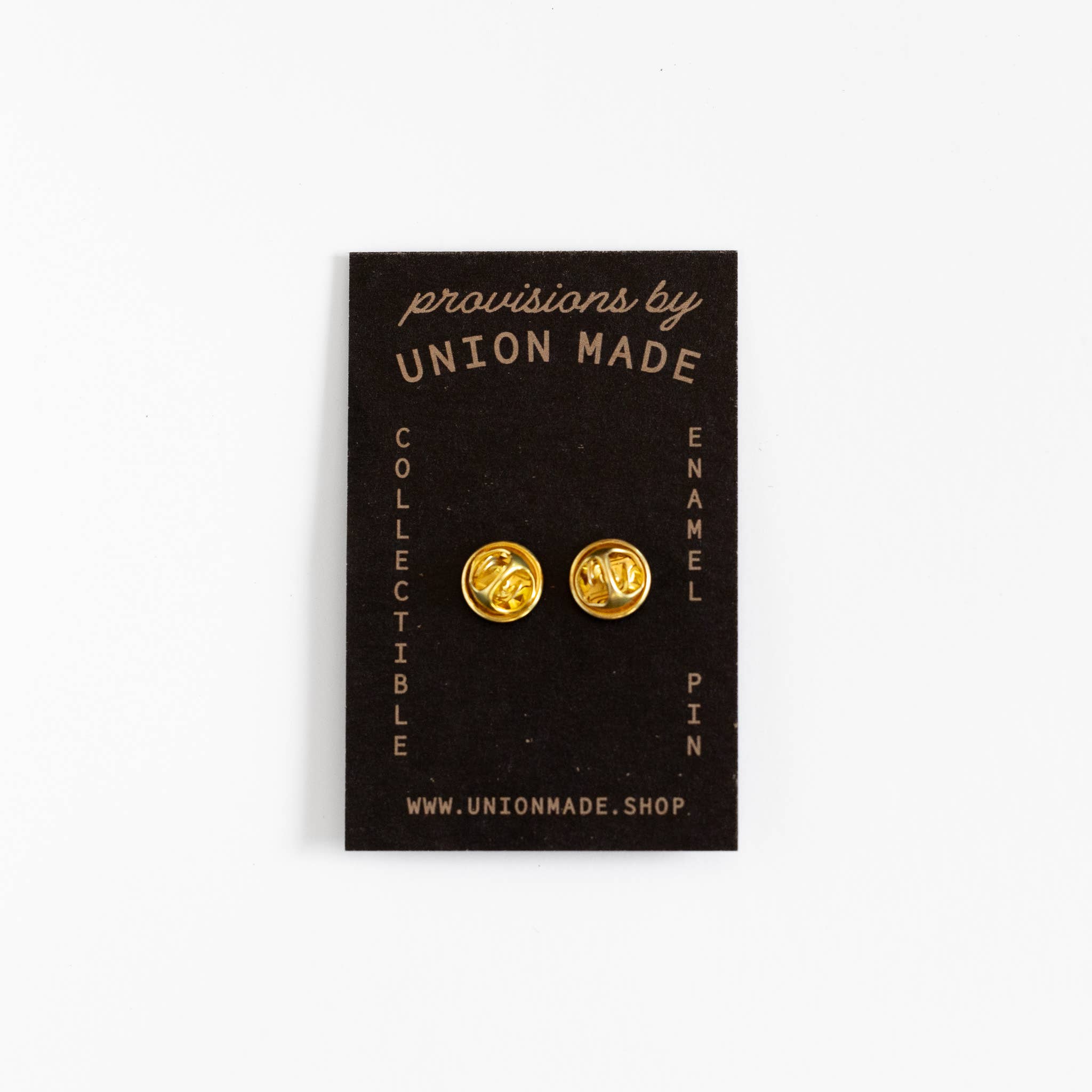 Rainbow Trout Enamel Pin in metallic gold, from Union Made