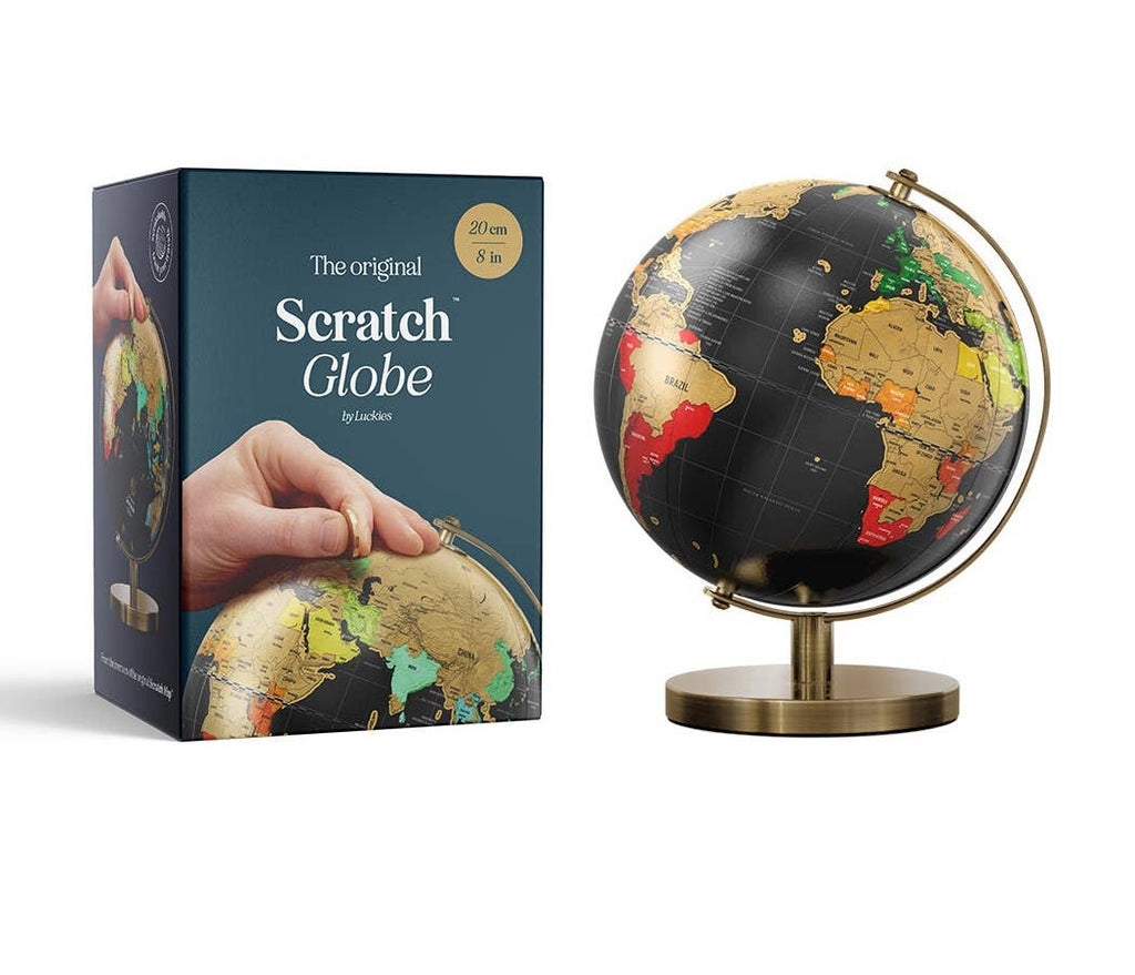 Scratch-Off Travel Globe