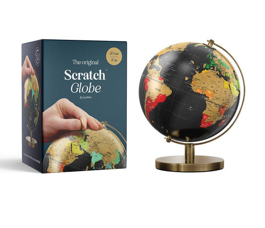 Scratch-Off Travel Globe