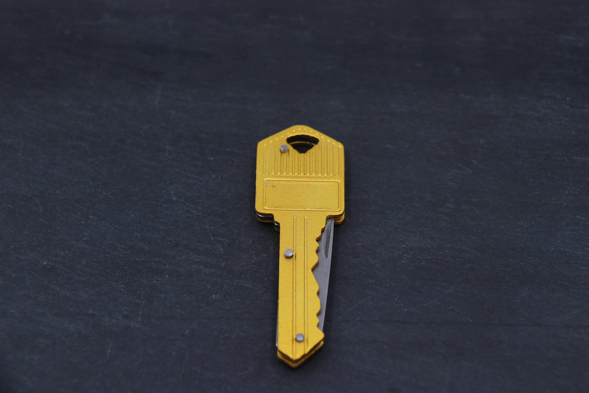 Key Shaped Keychain Knife