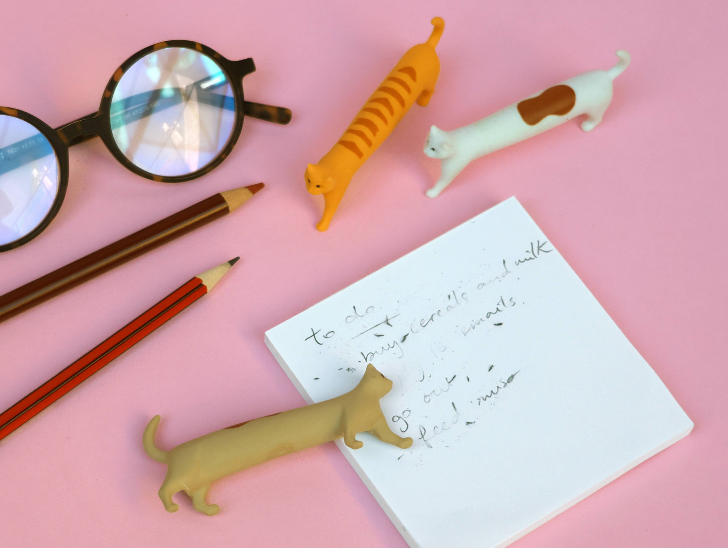 Cat Erasers, Set of 3