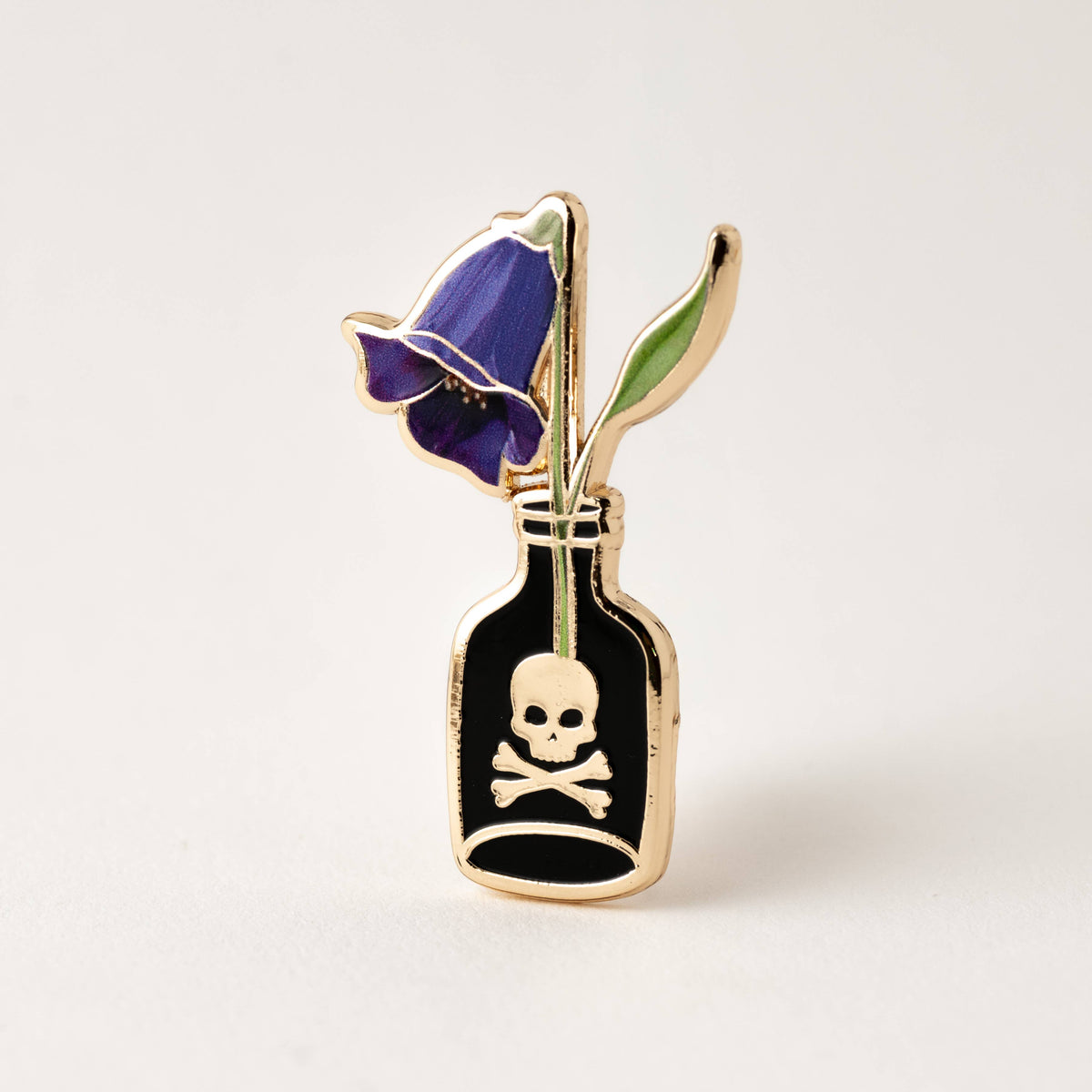 Belladonna Pin, Poisonous Plants Halloween Gift, Witchy Pins