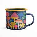 Enamel Coffee & Camp Mug | Midnight Mushroom | 16oz