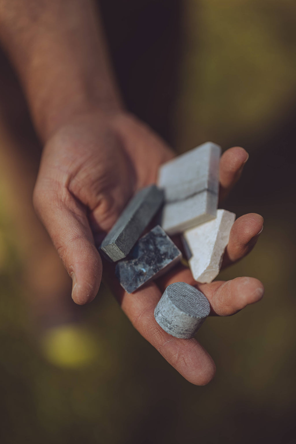 Gravitas Stacking Game, handcarved natural stone stacking game, from GRAVITAS