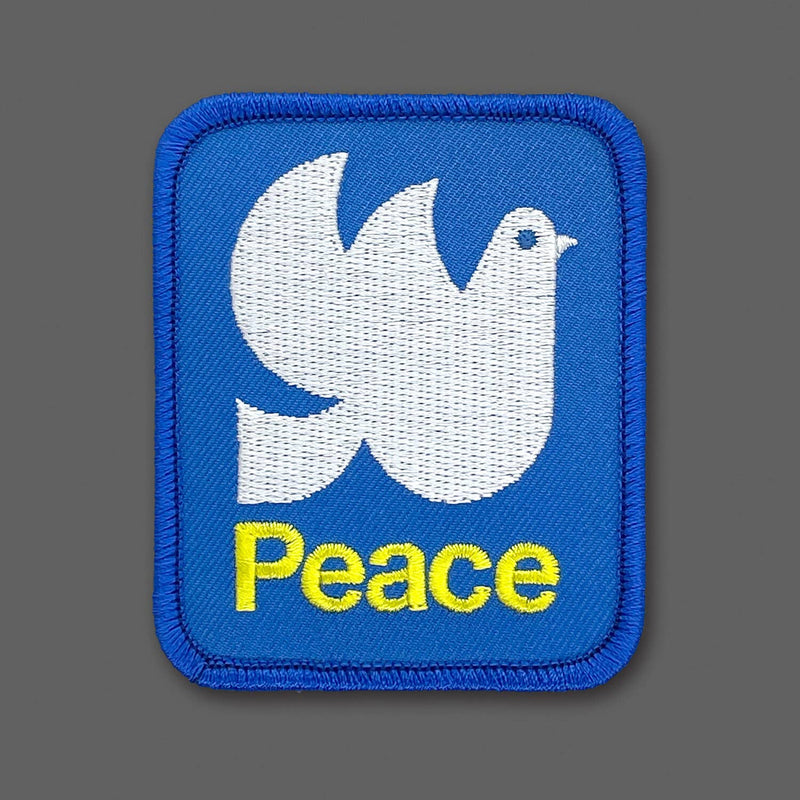 DDC-169 Peace Dove embroidered souvenir patch by Draplin Design Co.