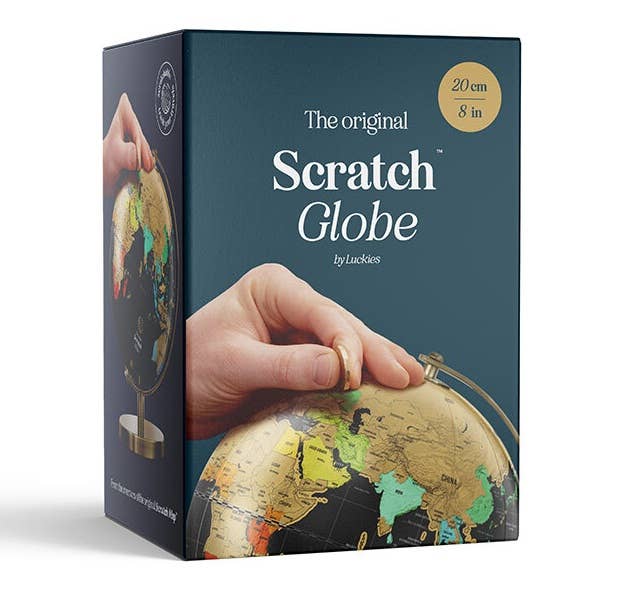 Scratch-Off Travel Globe