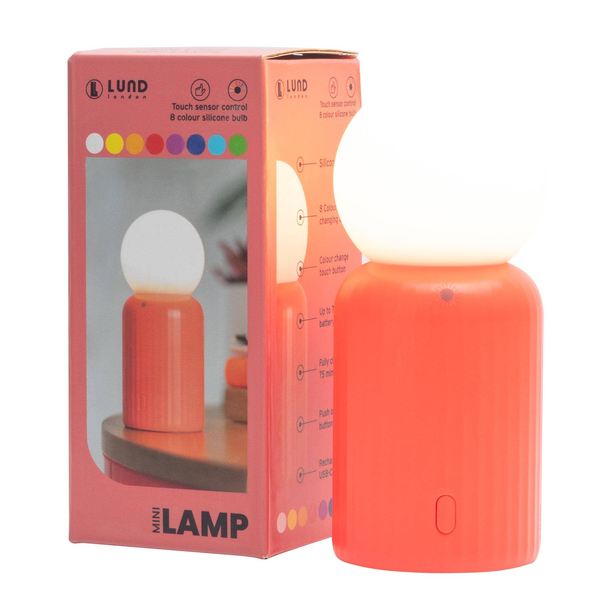 Mini Wireless 8 Colour Changing Lamp