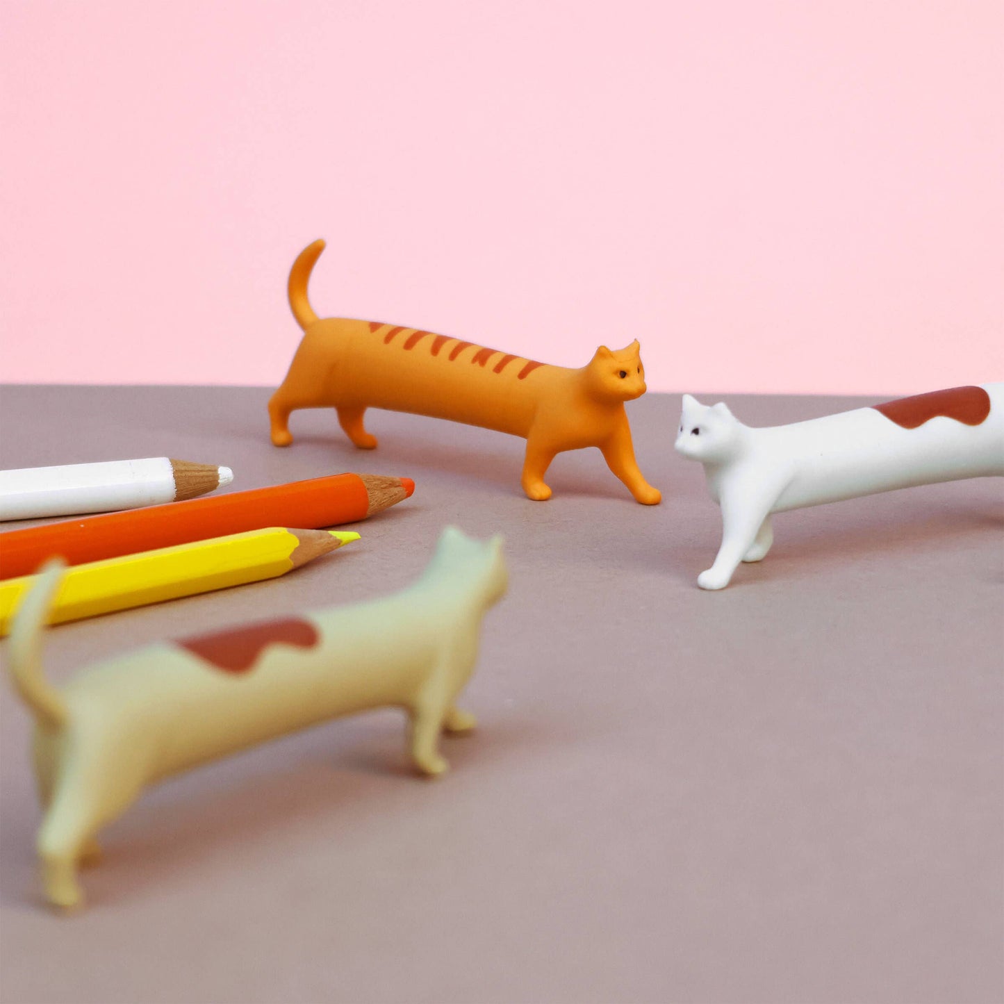 Cat Erasers, Set of 3