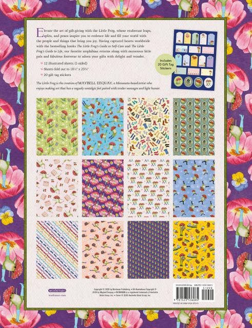 The Little Frog Wrapping Paper Book