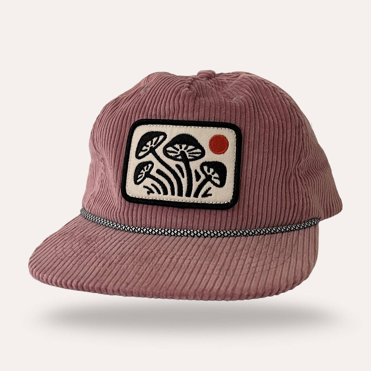 Mushroom Hat - Corduroy - Pink