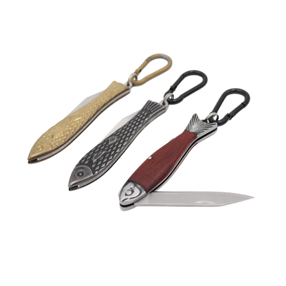 Pocket Fish Knife Keychain