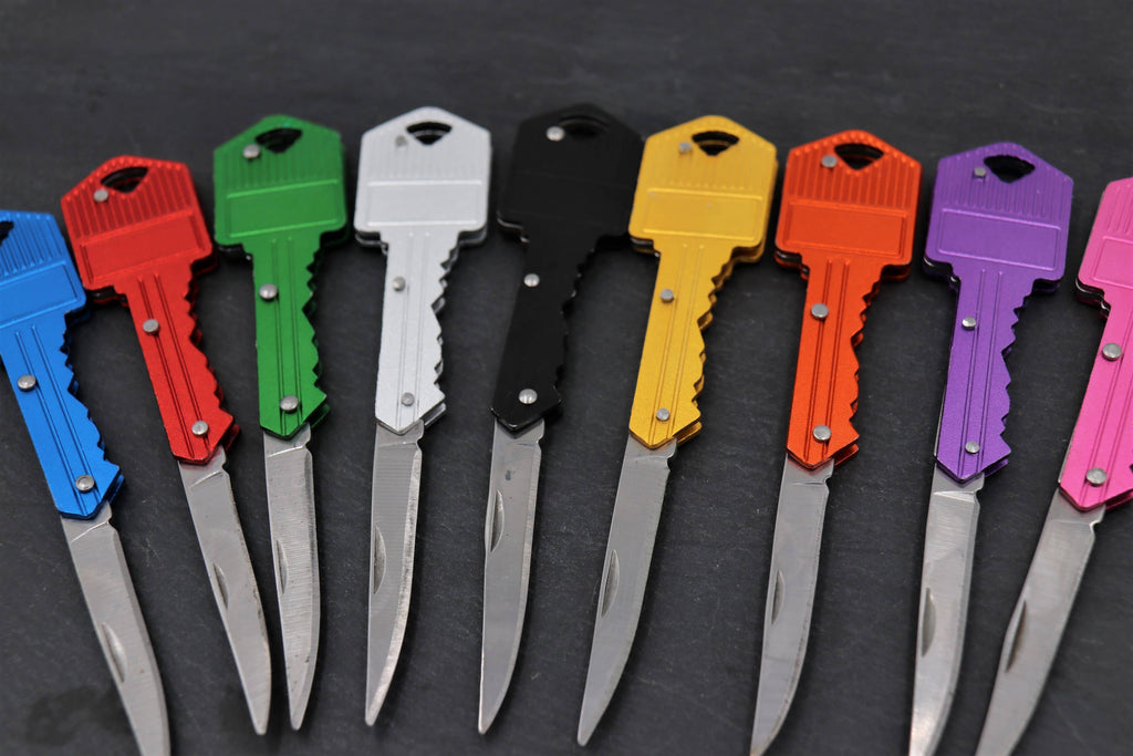 Key Shaped Keychain Knife