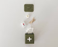 Miniature First Aid Kit with Supplies - Green