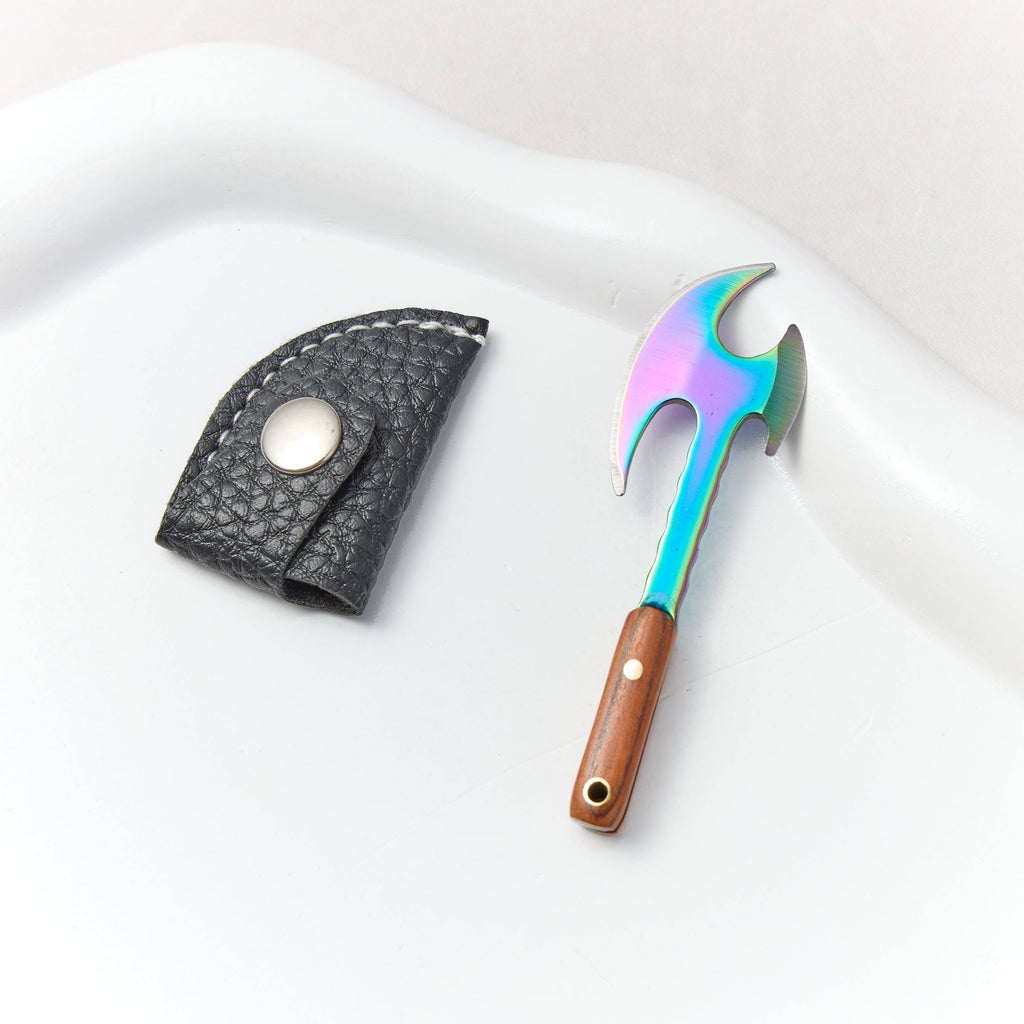 Battle Axe Keychain Knife