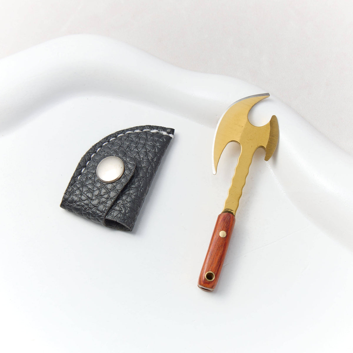 Battle Axe Keychain Knife