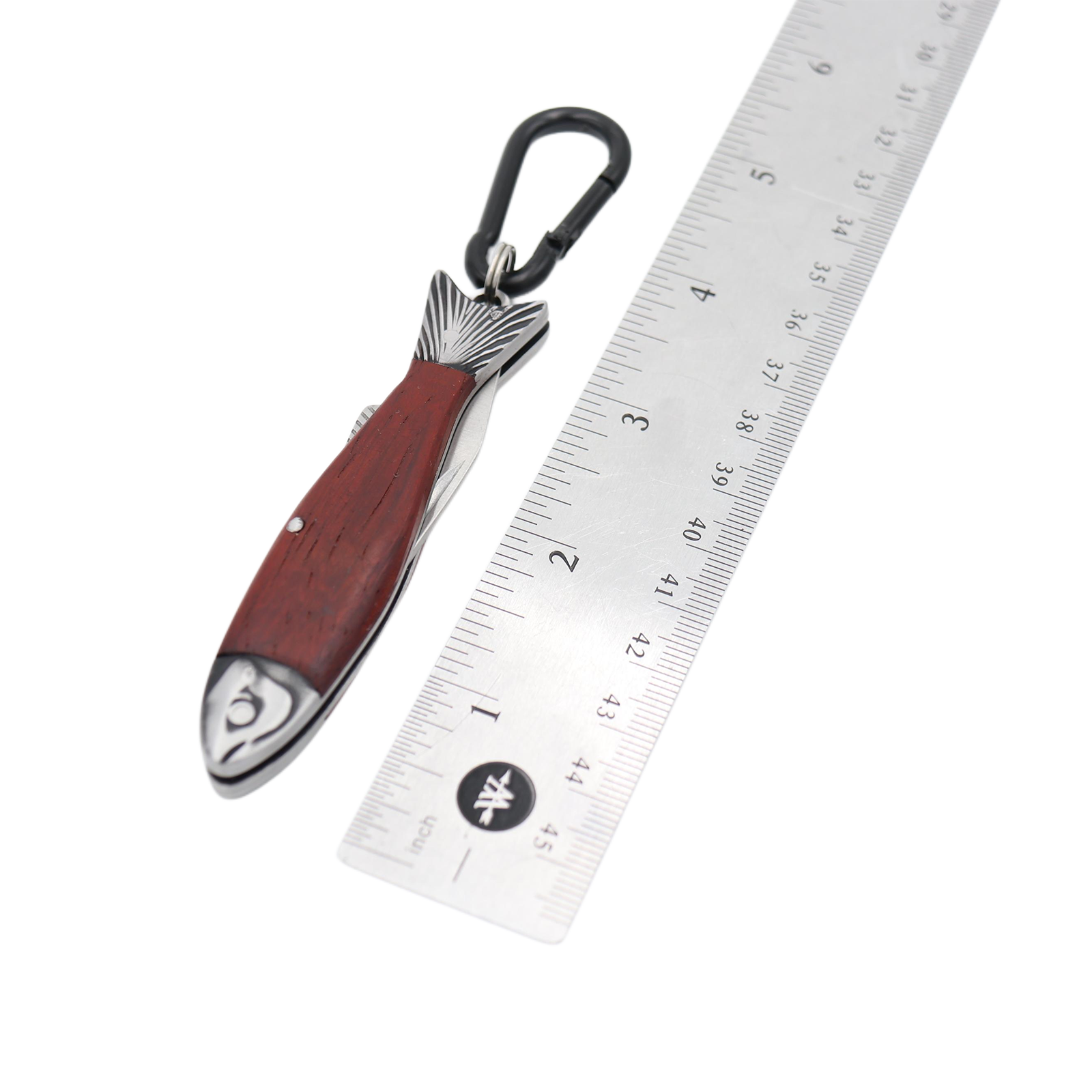 Pocket Fish Knife Keychain, 3.5 inch folding knife keychain, from Real Sic