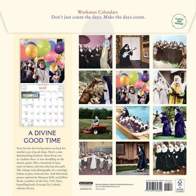 Nuns Having Fun Wall Calendar 2027